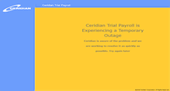 Desktop Screenshot of ctpoutage.ceridian.com
